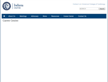 Tablet Screenshot of careers.inacc.org